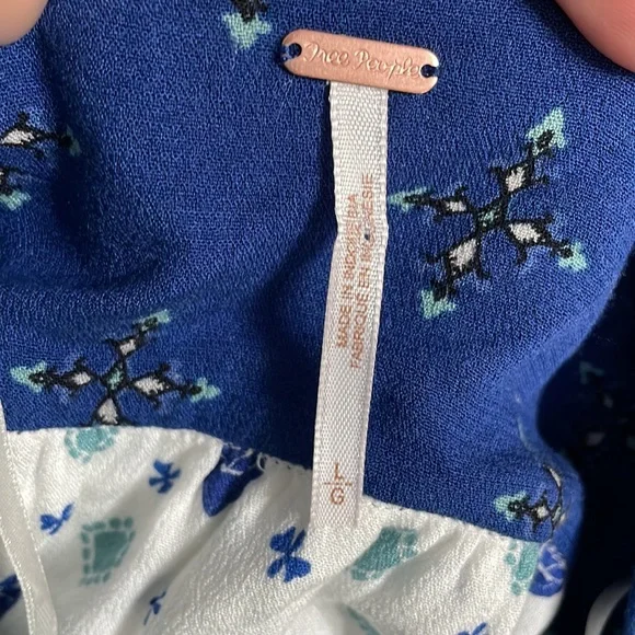 NWT Free People “Where We Roam” Bohemian Floral Bolero Top - Picture 6 of 10